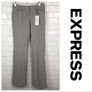 NEW Express Editor Wool Flannel Pants - D04